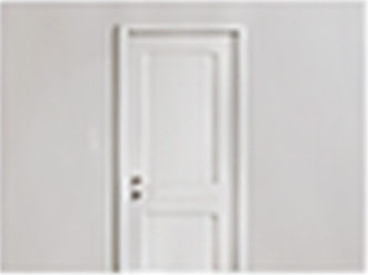 Engineered wood interior door