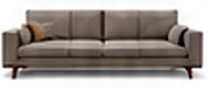 Contemporary fabric sofa