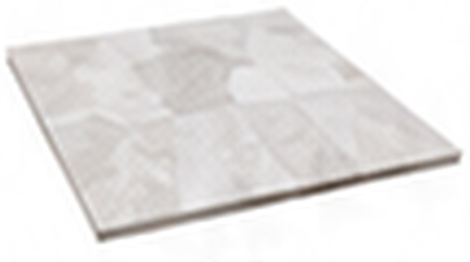 Marble-look floor tile