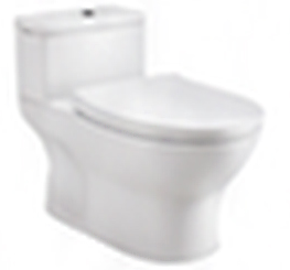 One-piece water-saving toilet