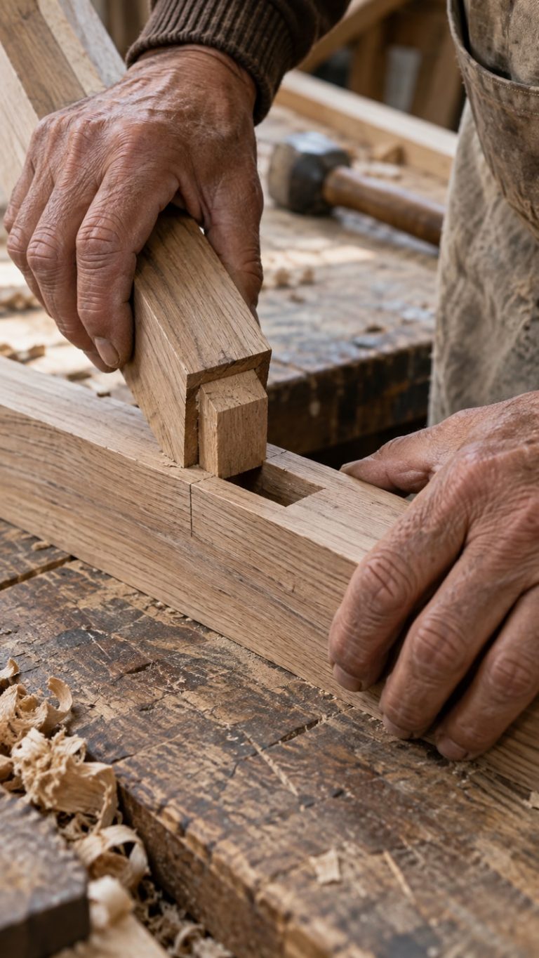 Fitting a timber joint