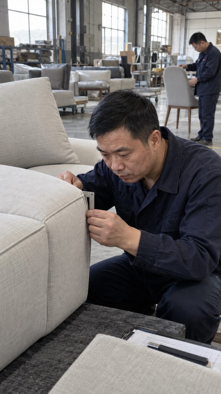 成品验货检查场景示意,非真实验货视频