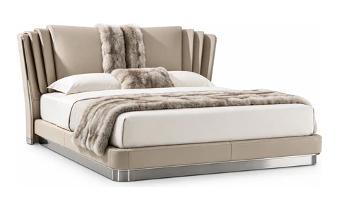 Leather master bed
